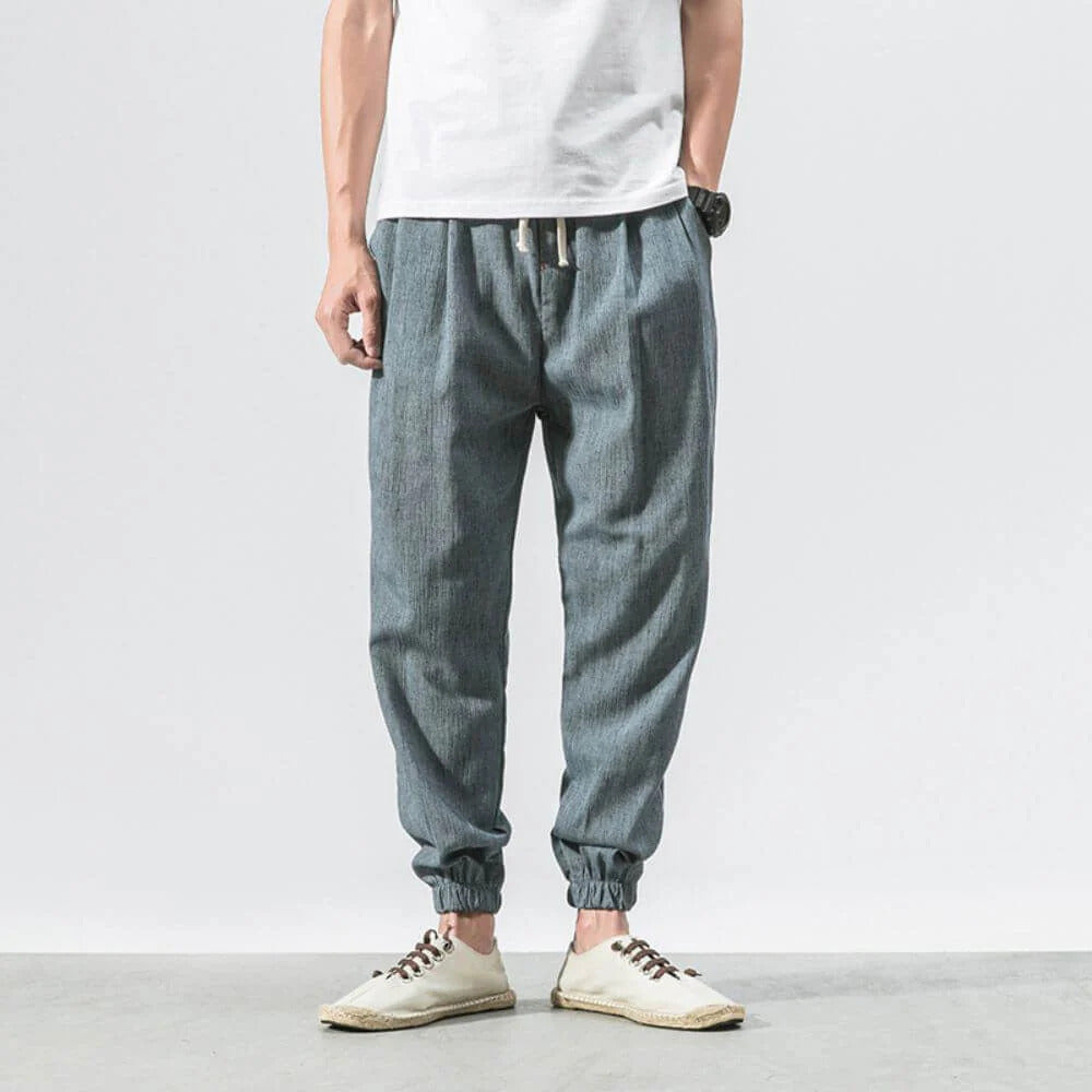 PANTALONI CONFORT JAPAN IN LINO