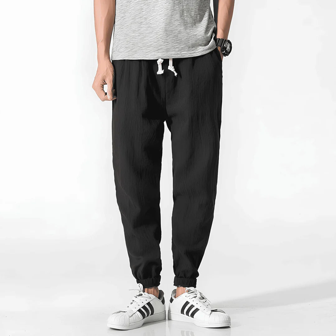 PANTALONI CONFORT JAPAN IN LINO