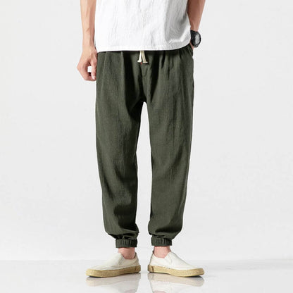 PANTALONI CONFORT JAPAN IN LINO